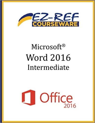manual for word 2016 basic